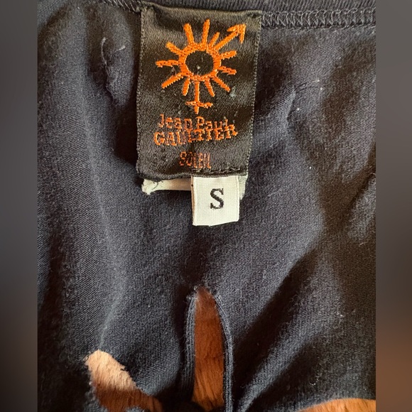 Jean Paul Gaultier Navy Backless Dress with Floral Nautical Cutout - Picture 7 of 7